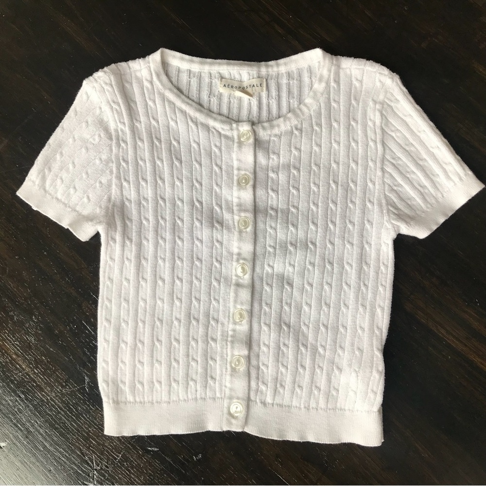 Aeropostale white sweater size XS